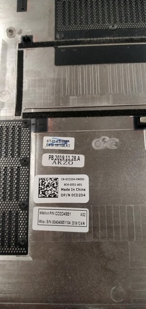 Bottom Base Cover For Dell Latitude 5300 2-in-1 0CD2D4 CD2D4 (N2)