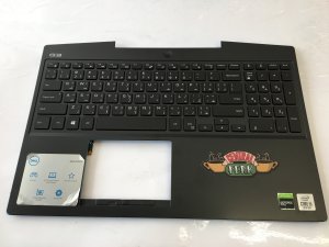 Dell G3 15 3500 Arabic US Backlit Keyboard Palmrest 07WCF4 7WCF4 02DPKM (O51)