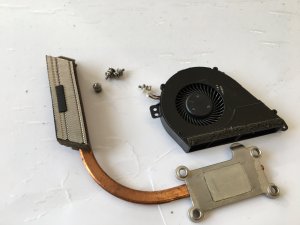DELL LATITUDE E5430 P27G CPU HEATSINK AND FAN - 0F2T82 / 082JH0 (O70)