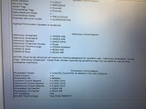 Dell Vostro 5471 Motherboard 08X87Y Intel Core i5-8250U CPU FULLY TESTED (F8)