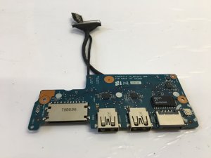 DELL Vostro 5471 P88G Power Button | Card Reader | USB IO Board 010JVT (F1)