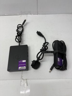 Dell WD15 4K USB-C Docking Station with 130W Adapter - Black (5FDDV)