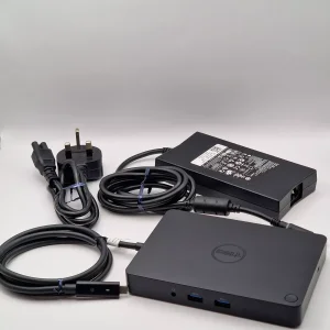 Dell WD15 4K USB-C Docking Station with 130W Adapter - Black (5FDDV)