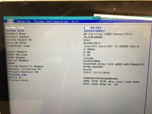 Working - HP Pavilion x360 13-U Intel Core i5-6200U Motherboard + 8GB Ram (O76)