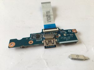 Genuine Clevo N141ZU USB / CARD READER/ POWER SWITCH BOARD (O29/21)