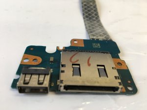 GENUINE Dell Latitude 3550 Laptop USB Card Reader Connector Board 01H4KD (O85)