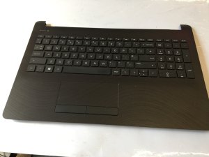 Genuine HP 15-BW SERIES Palmrest Cover Keyboard UK BLACK (O49)