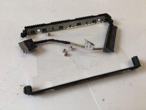 HP 15-n series 15-n220sa Hard Drive Caddy and Cable Connector (P8)