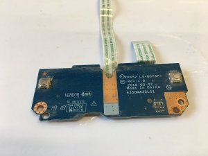 HP 250 G7, HP 255 G7 Laptop Mouse Buttons Board & Ribbon Cables LS-G073P (O3)
