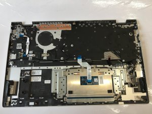 Inspiron 5501 5502 5505 UK Palmrest with Power button 06XCC3 (O96)
