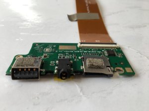 iOTA Flo 14 Laptop DAUGHTER BOARD AUDIO, USB, CARDREADER & CABLE (SJ8)