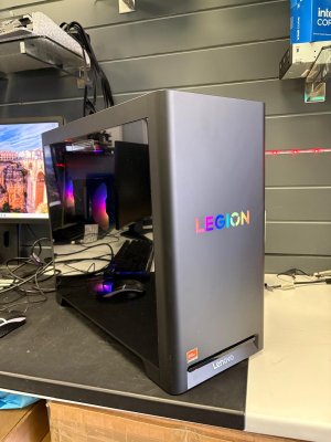 Lenovo Legion Tower 5 30AGB10 Desktop Gaming PC, AMD Ryzen 7 7700x, 16GB RAM, 1TB SSD, RTX 5060, Black