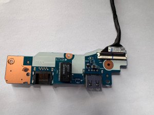 Lenovo ThinkPad E14 Gen 2 USB Ethernet Power Button Board + Cable NS-D012 (PS6)