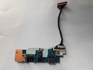 Lenovo ThinkPad E14 Gen 2 USB Ethernet Power Button Board + Cable NS-D012 (PS6)