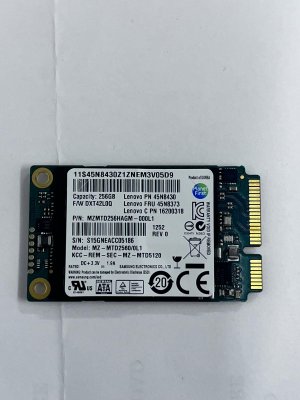 Samsung 256GB SSD mSATA MZMTD256HAGM-00004 MZ-MTD2560/004