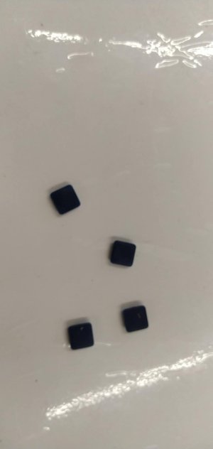 Samsung Galaxy Book FLEX NP950QCG BLUE BASE RUBBER FEET * 4 (N1)