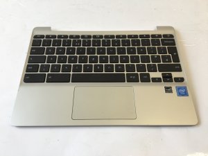 TESTED Original HP Chromebook 11-V051na Palmrest UK Keyboard Silver (O51)